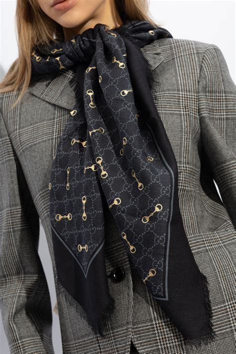 gucci monogram shawl|how to wear gucci shawl.